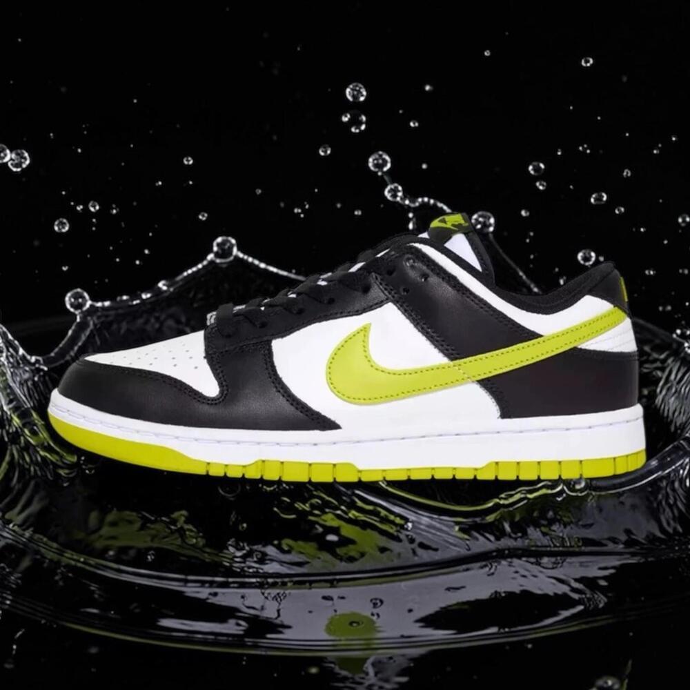 Nike Dunk Low Retro White/Bright Cactus Black DV0833 110 Men's Size 11.5